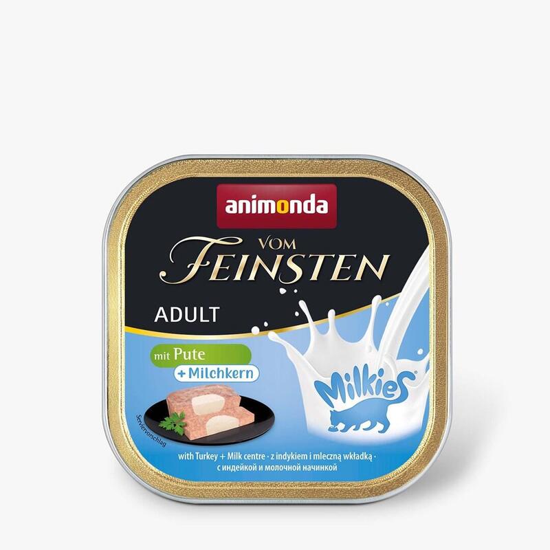 comida-humeda-para-gatos-animonda-vom-feinsten-adult-milkies-con-pavo-y-relleno-de-leche-100g