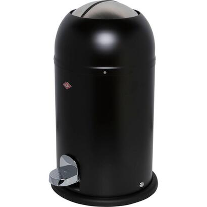 wesco-kickmaster-jounior-trash-can-black-matt