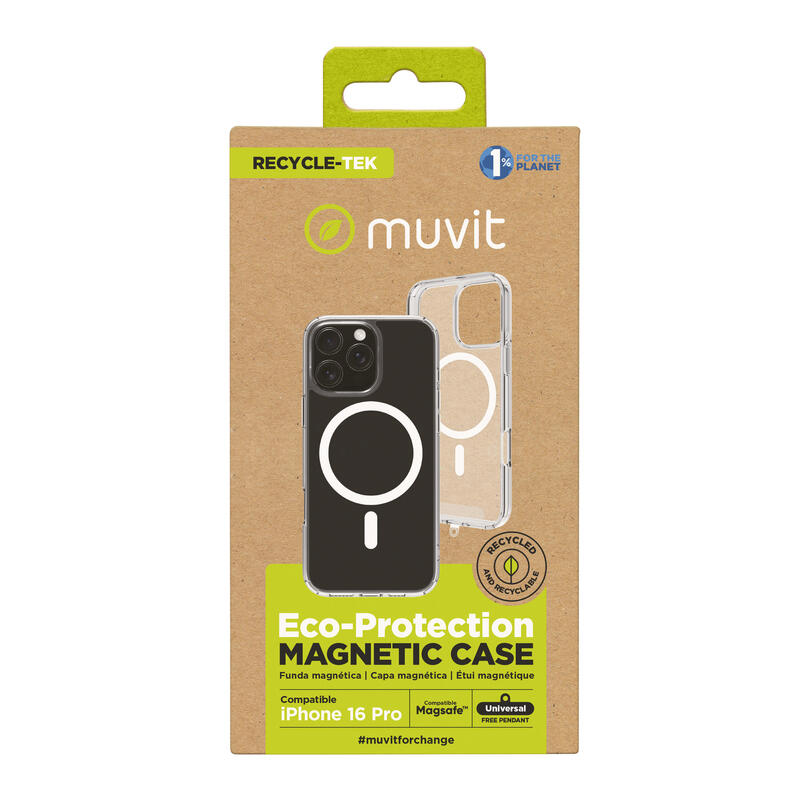 funda-muvit-recycletek-magsafe-para-apple-iphone-16-pro-transparente