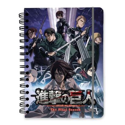 cuaderno-a5-attack-on-titan