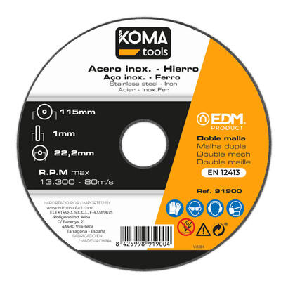 pack-de-25-unidades-disco-corte-hierro-y-acero-inox-o115-x-10-x-222-mm