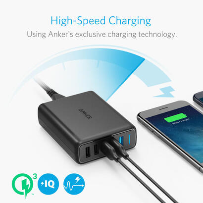 anker-powerport-speed-5-universal-negro-corriente-alterna-interior
