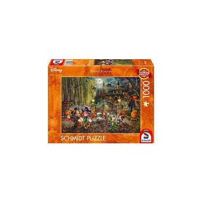 juegos-schmidt-thomas-kinkade-studios-disney-dreams-collection-mickey-minnie-halloween-fun-puzzle-1000-parts-58033