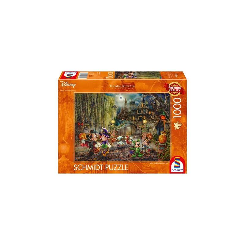 juegos-schmidt-thomas-kinkade-studios-disney-dreams-collection-mickey-minnie-halloween-fun-puzzle-1000-parts-58033