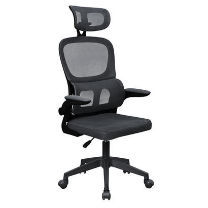 silla-mgc-ergo-pro-negro-mars-gaming-reposabrazos-plegables-soporte-lumbar-activo-altura-ajustable-120-130cm-malla-transpirable-