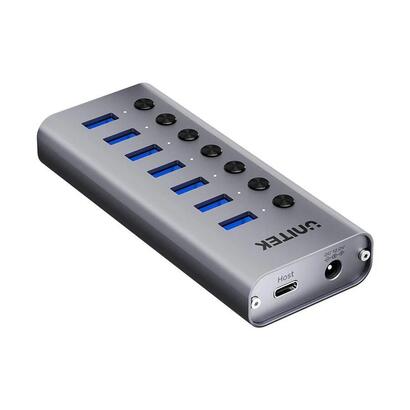 unitek-hub-usb-a-30-7w1-5gbps-z-przelacznikami-portow