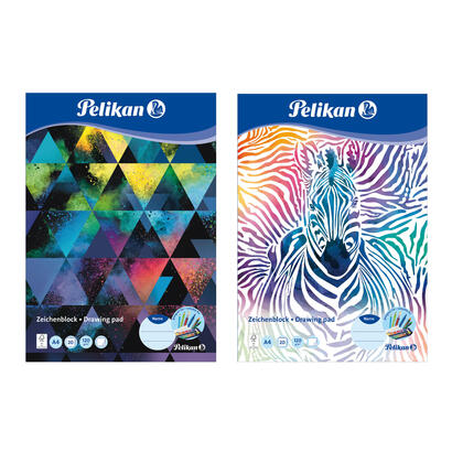 pelikan-236782-papel-decorativo-bloc-de-hojas-de-papel-para-bellas-artes-20-hojas