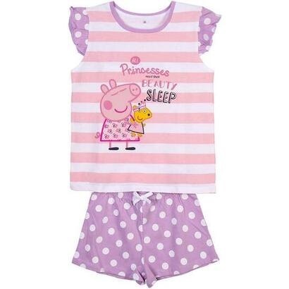 pijama-corto-single-jersey-tirantes-peppa-pig-pink-talla-2a