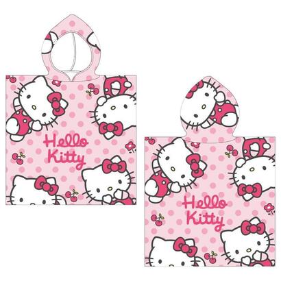 poncho-toalla-hello-kitty-microfibra