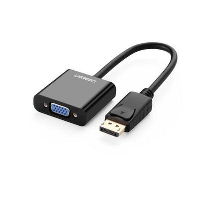 convertidor-ugreen-dp-macho-a-vga-hembra-negro