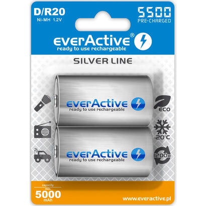 acumuladores-everactive-r20d-ni-mh-5500-mah-listos-para-usar