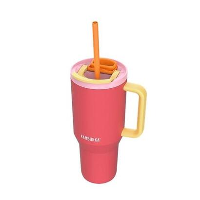 taza-termica-con-pajita-telescopica-kambukka-rio-tumbler-950ml-pink-papaya