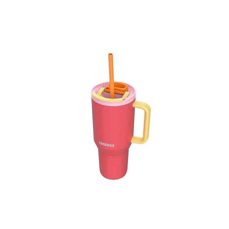 taza-termica-con-pajita-telescopica-kambukka-rio-tumbler-950ml-pink-papaya