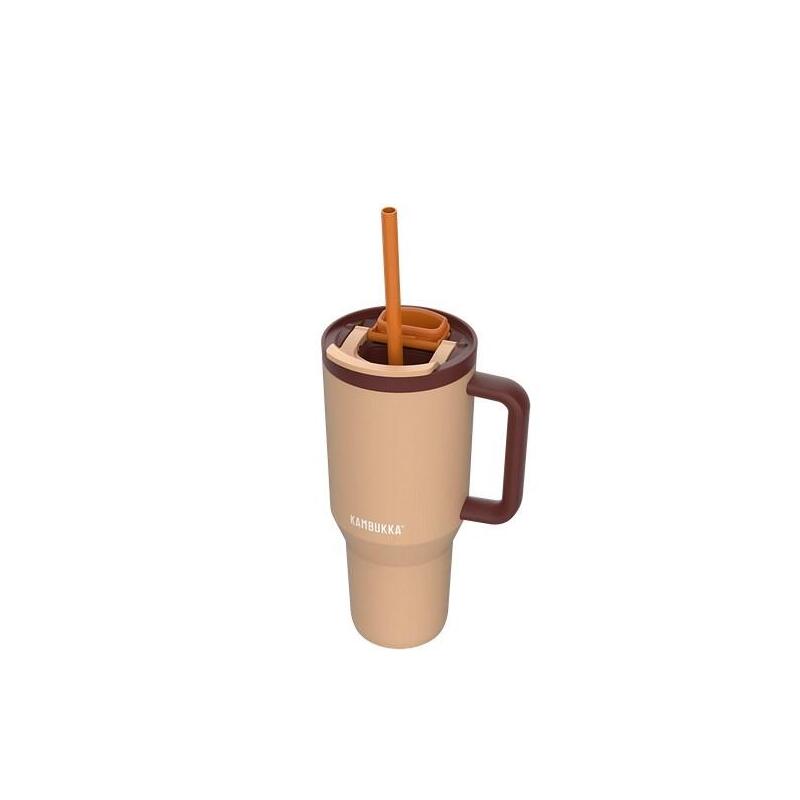 taza-termica-con-pajita-telescopica-kambukka-rio-tumbler-950ml-almond-dream