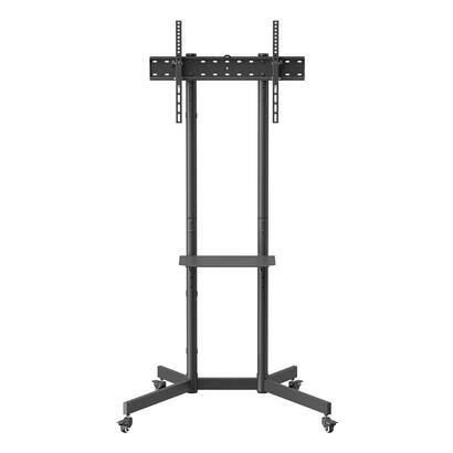 aisens-soporte-de-suelo-eco-con-rueda-bandeja-para-dvd-para-monitortv-45kg-de-37-70-negro