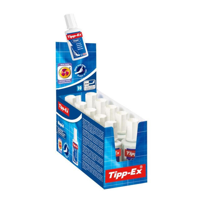 tipp-ex-corrector-liquido-rapid-bote-20ml-caja-10u-