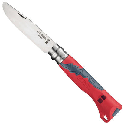 opinel-navaja-outdoor-junior-azul-n07-con-silbato-hasta-100-db-hoja-de-75-cm-robusta-punta-ligeramente-redondeada