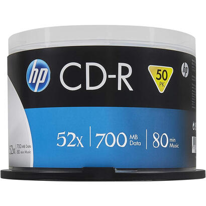 hp-cd-r-700mb-52x-tarrina-de-50-unidades