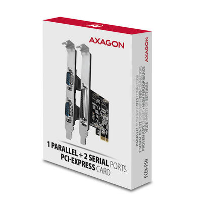 axagon-pcea-psn-pcie-adaptador-mit-1x-parallel-2x-seriell-ports-asix-ax99100-chipsatz