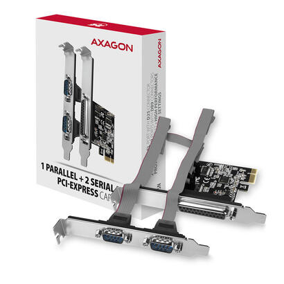 axagon-pcea-psn-pcie-adaptador-mit-1x-parallel-2x-seriell-ports-asix-ax99100-chipsatz