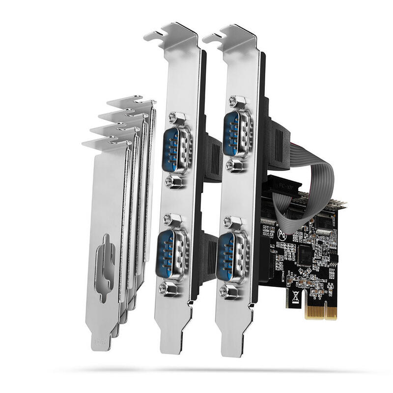 axagon-pcea-s4n-pcie-adaptador-mit-4x-seriell-ports-asix-ax99100-chipsatz