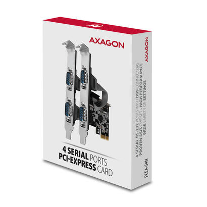 axagon-pcea-s4n-pcie-adaptador-mit-4x-seriell-ports-asix-ax99100-chipsatz