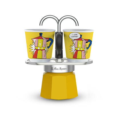 cafetera-bialetti-mini-express-lichtenstein-italiana-plata-amarillo