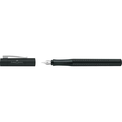 faber-castell-pluma-estilografica-grip-2011-ef-negro-mate