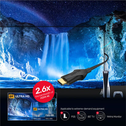 cable-unitek-hdmi-20-4k60hz-plano3m-c11063bk-3m