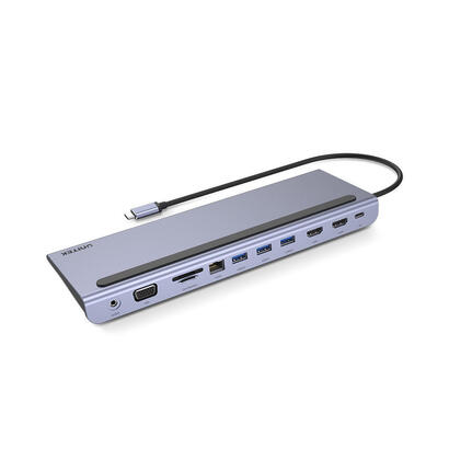unitek-hub-usb-c-11in1-usb-c-rj45-mst-100w-pd