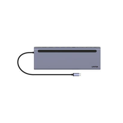 unitek-hub-usb-c-11in1-usb-c-rj45-mst-100w-pd