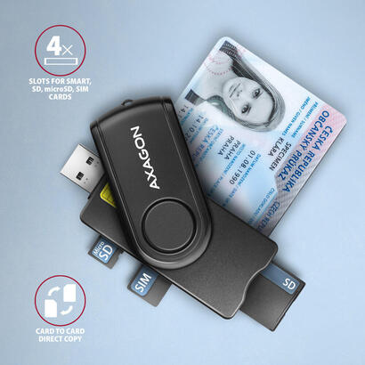 axagon-cre-smp2a-usb-smart-card-sdmicrosdsim-pocketreader-lector-de-tarjeta-inteligente-interior-usb-type-ausb-type-c-negro