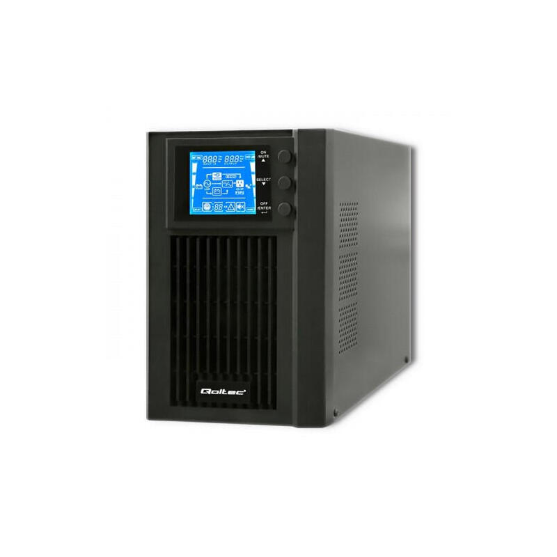 qoltec-53042-uninterruptible-power-supply-on-line-1kva-800w-lcd-usb qoltec-53042-uninterruptible-power-supply-on-line-1kva-800w-lcd-usb