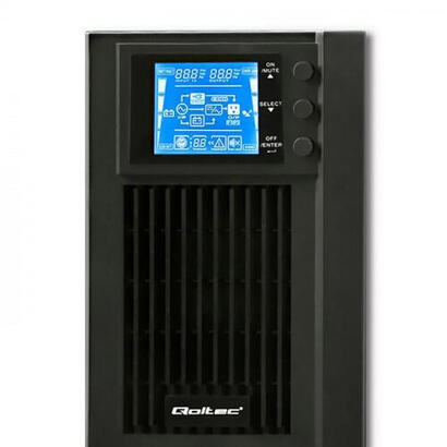 qoltec-53042-uninterruptible-power-supply-on-line-1kva-800w-lcd-usb