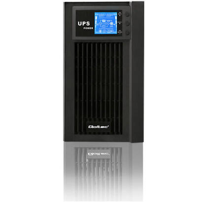qoltec-53043-uninterruptible-power-supply-on-line-3kva-24kw-lcd-usb