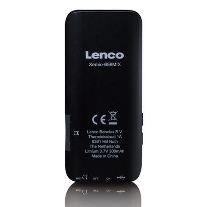 lenco-xemio-659gy-black-grey