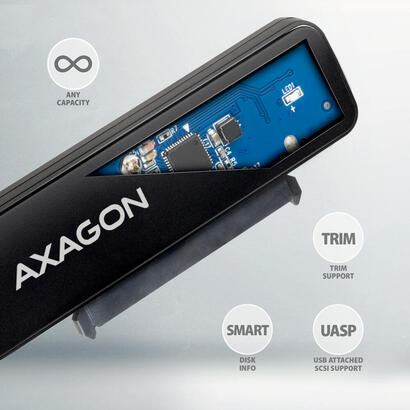 axagon-adsa-fp2c-usb-c-5gbps-sata-6g-25-ssdhdd-slim-adapter-adapter-digitaldaten-tarjeta-y-adaptador-de-interfaz