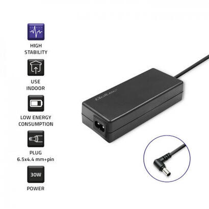 qoltec-52400-cargador-para-monitor-samsung-30w-14v-21a-65x44-pin-power-cable
