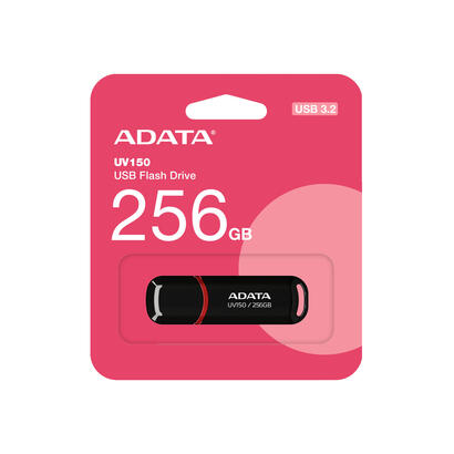 pendrive-adata-uv150-256-gb-usb-negrorojo-usb-a-32-gen-1