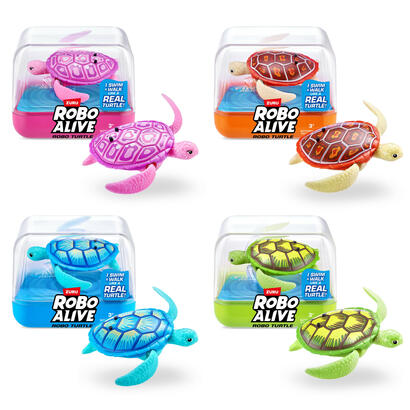 zuru-robo-alive-robo-turtle-figura-de-juguete-articulos-surtidos-una-figura