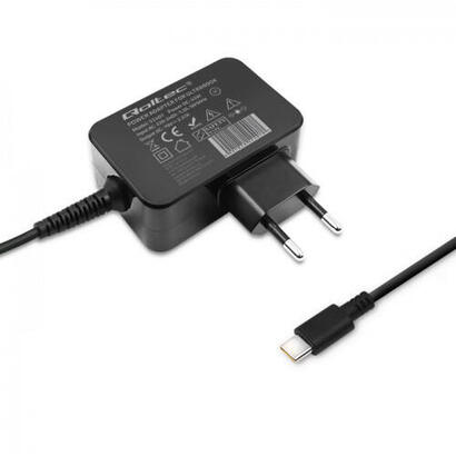 qoltec-51024-cargador-65w-5-20v-3-325a-usb-tipo-c-pd-negro