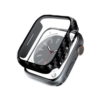 crong-hybrid-watch-case-etui-ze-szklem-apple-watch-45mm-carbon