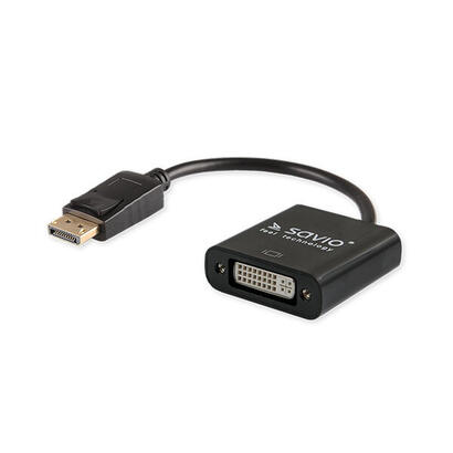 savio-cl-90b-adapter-display-port-do-vga-02-m-displayport-vga-d-sub