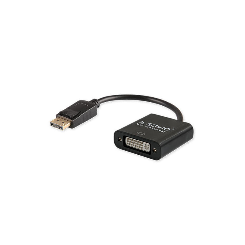 savio-cl-90b-adapter-display-port-do-vga-02-m-displayport-vga-d-sub