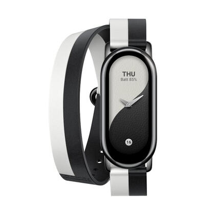 smart-band-xiaomi-8-double-wrap-strap-black-and-white