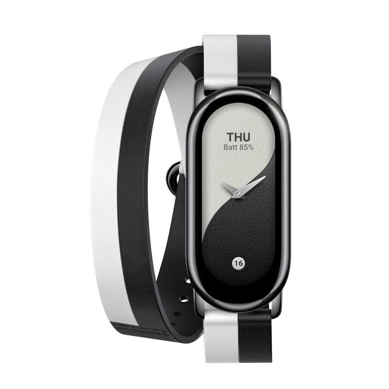 smart-band-xiaomi-8-double-wrap-strap-black-and-white