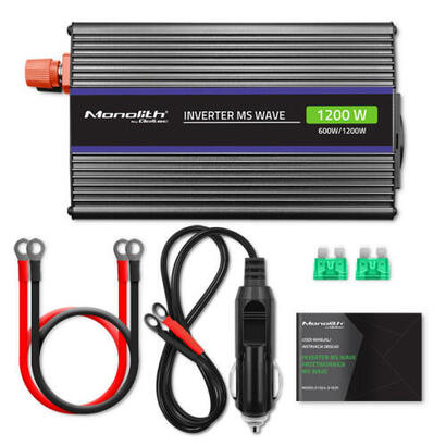 qoltec-51925-monolith-voltage-converter-1200-ms-wave-12v-to-230v-600-1200w-usb