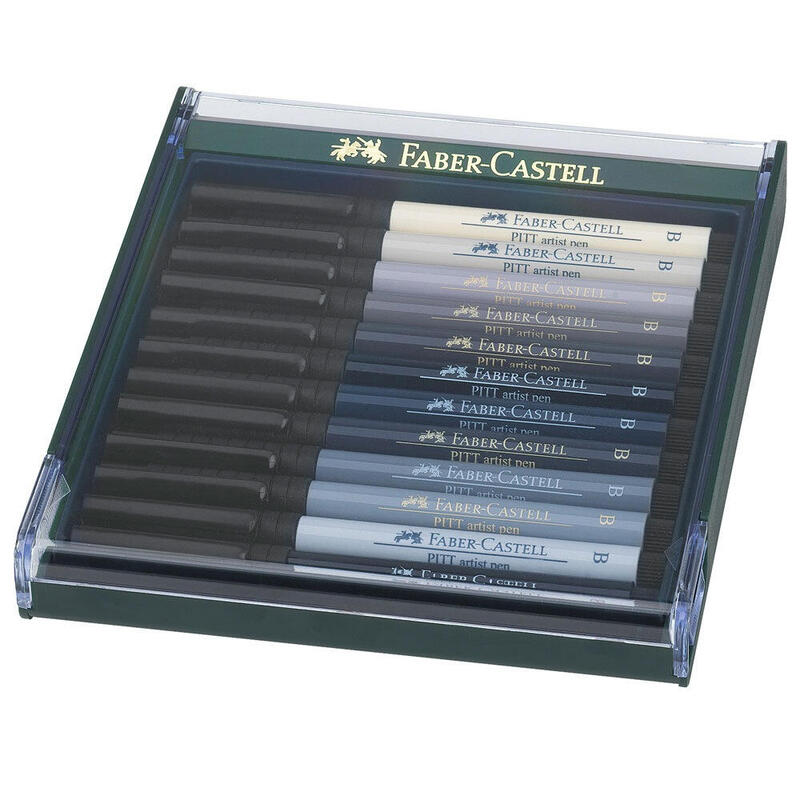 boligrafo-de-tinta-faber-camell-pitt-artim-pen-b-12x-gris