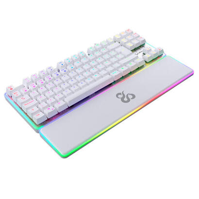 newskill-teclado-gaming-optomecanico-gungnyr-tkl-pro-ivory-rgb-tenkeyless-switch-gateron-intercambiable-blanco