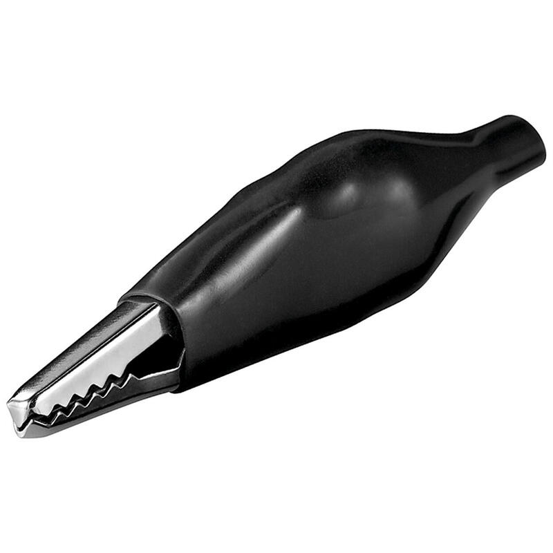 goobay-11490-conector-alligator-clip-negro
